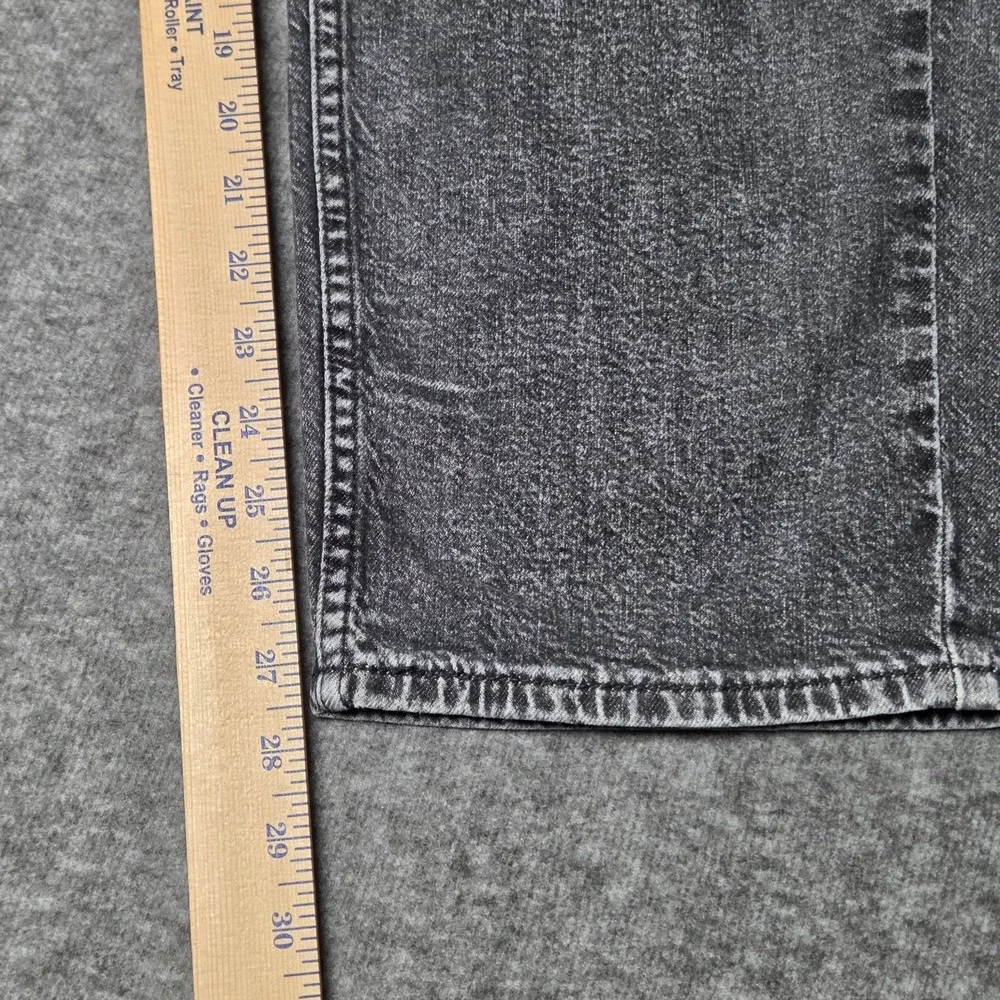 Levis 559 Jeans Mens W40 L30 Relaxed Straight Mid Rise Black Wash Faded Denim